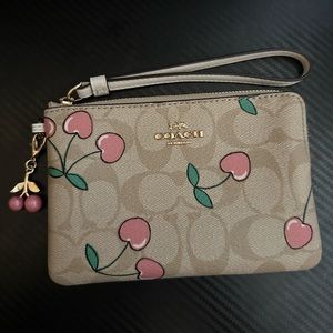 Coach Cherry wristlet